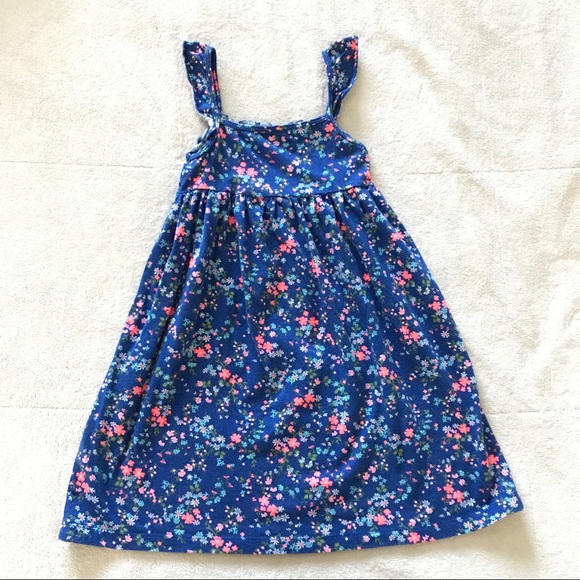 Carter’s Smocked Floral Print Dress 4T - Picture 2 of 6